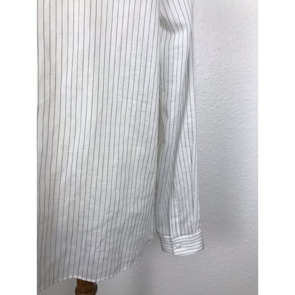 Liviana Conti Top Multicolor Striped Semi Sheer Pullover - Picture 11 of 11